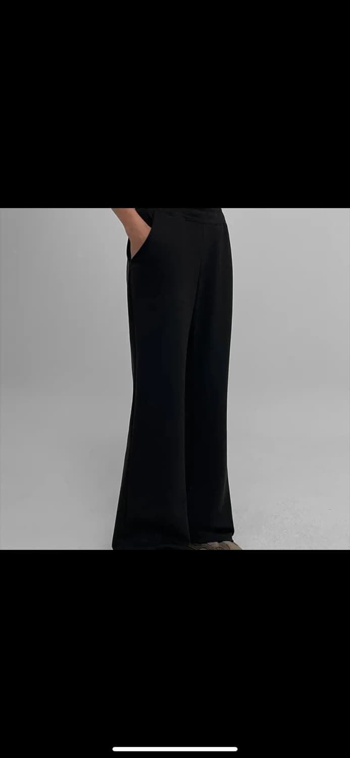 블랙업 재니스 부츠컷 밴딩팬츠 상품이미지1