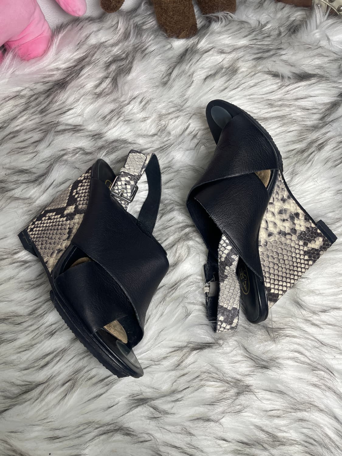 Ash 아쉬 뱀피 웨지힐 상품이미지2