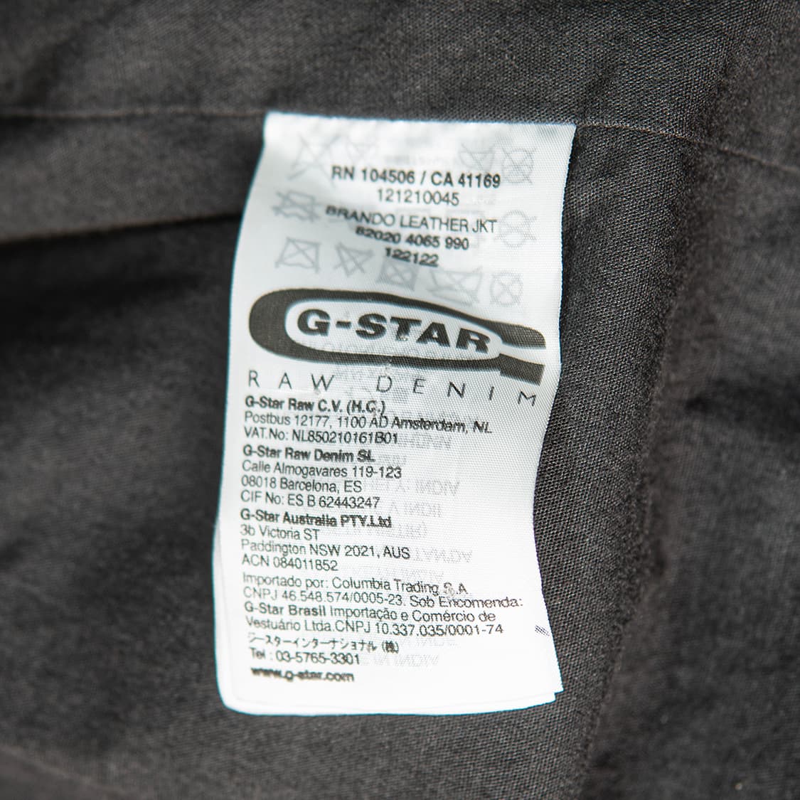 [M] G-STAR RAW 지스타 로우 고트스킨 카페레이서 자켓 블랙  상품이미지10