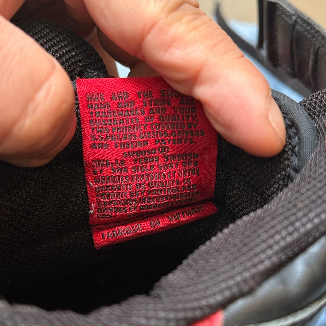 2004 나이키 에어포스 미드 브레드 리버스 레드 블랙  상품이미지8