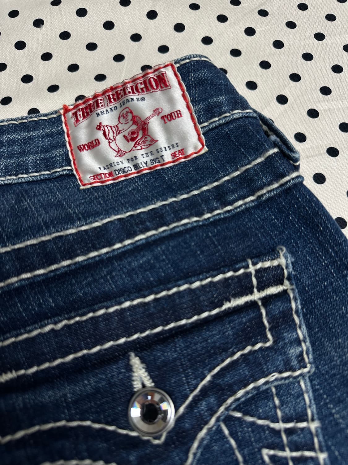 트루릴리전 로우라이즈 데님팬츠 상품이미지7