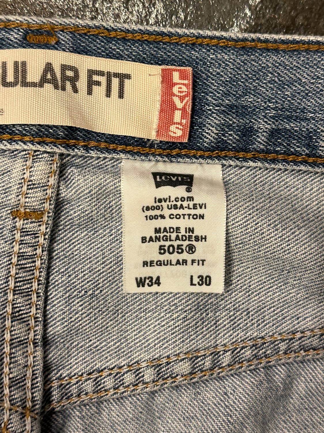 00s 리바이스 505 데님팬츠 W34 L30 상품이미지4