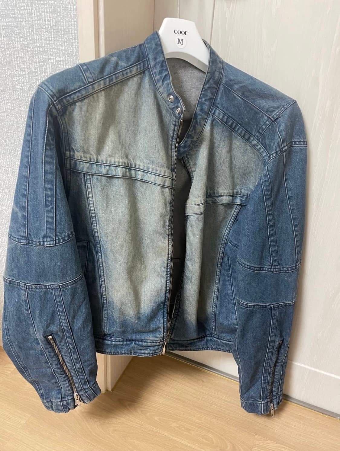 쿠어 바이커 데님 자켓 M 상품이미지1