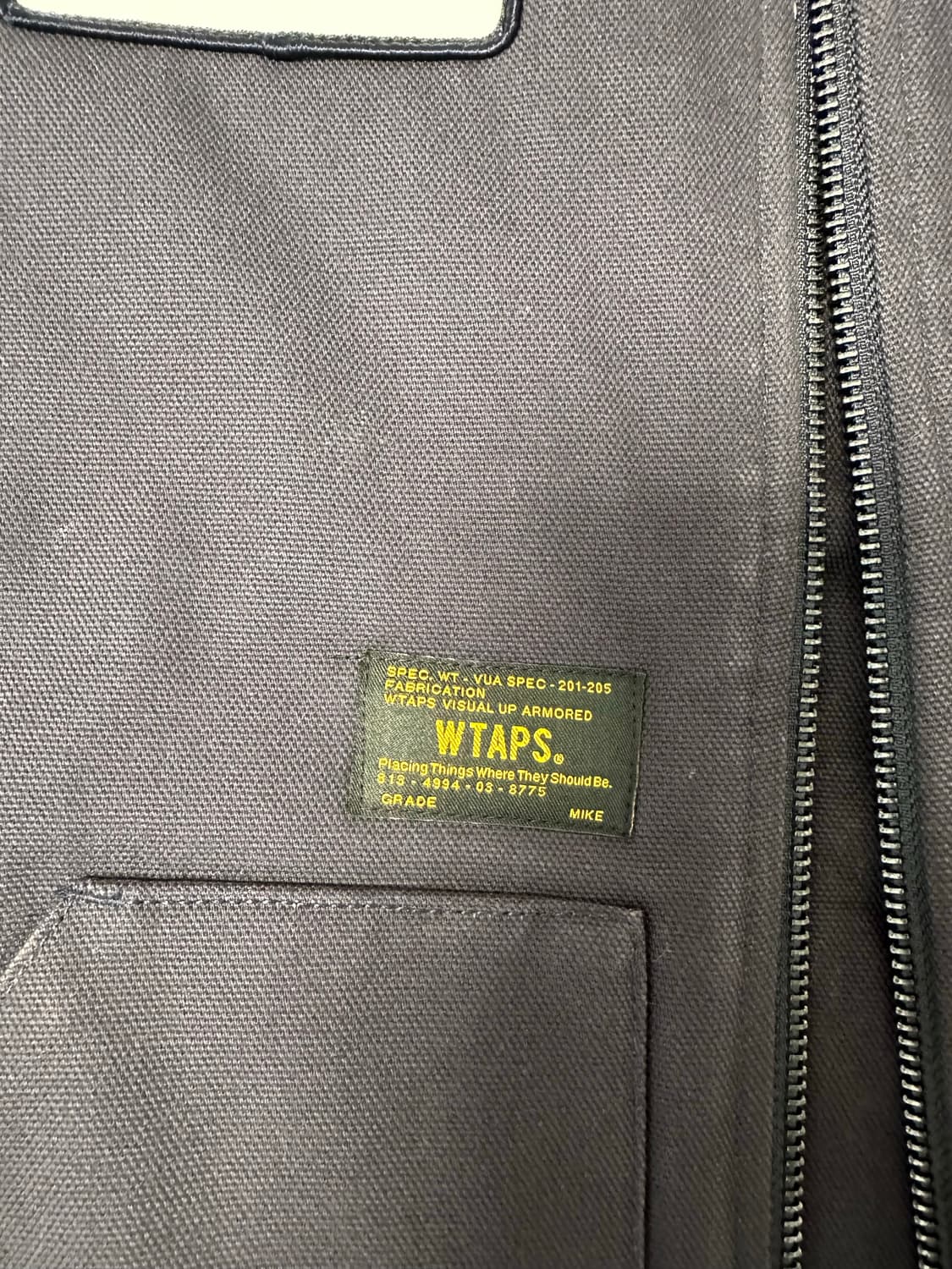 칼하트 WIP 베스트 WTAPS 콜라보 네이비 상품이미지4