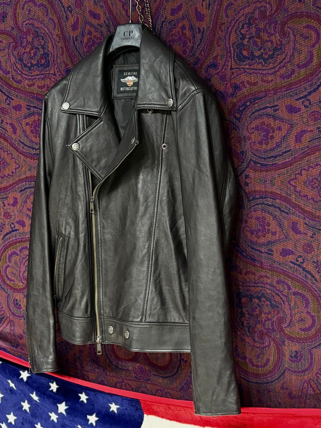 할리데이비슨 더블 라이더 가죽자켓  상품이미지2