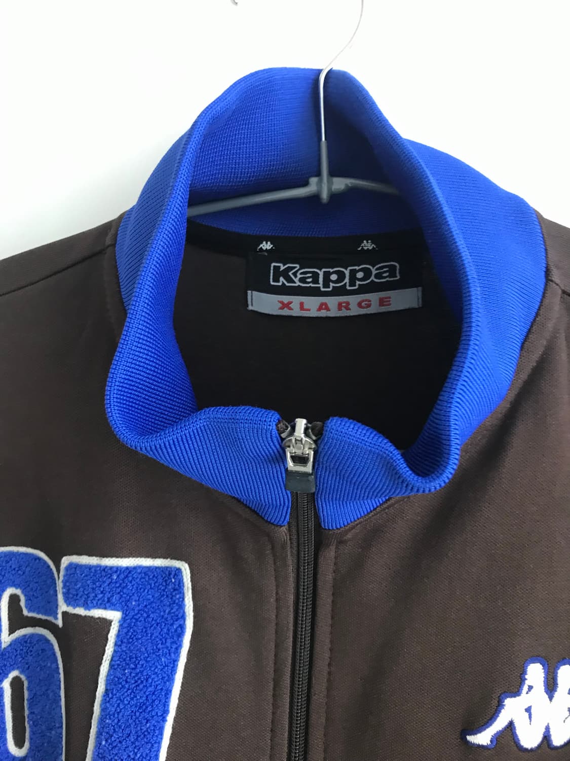 카파 브라운 블루 집업 져지 희귀매물 XL 상품이미지3