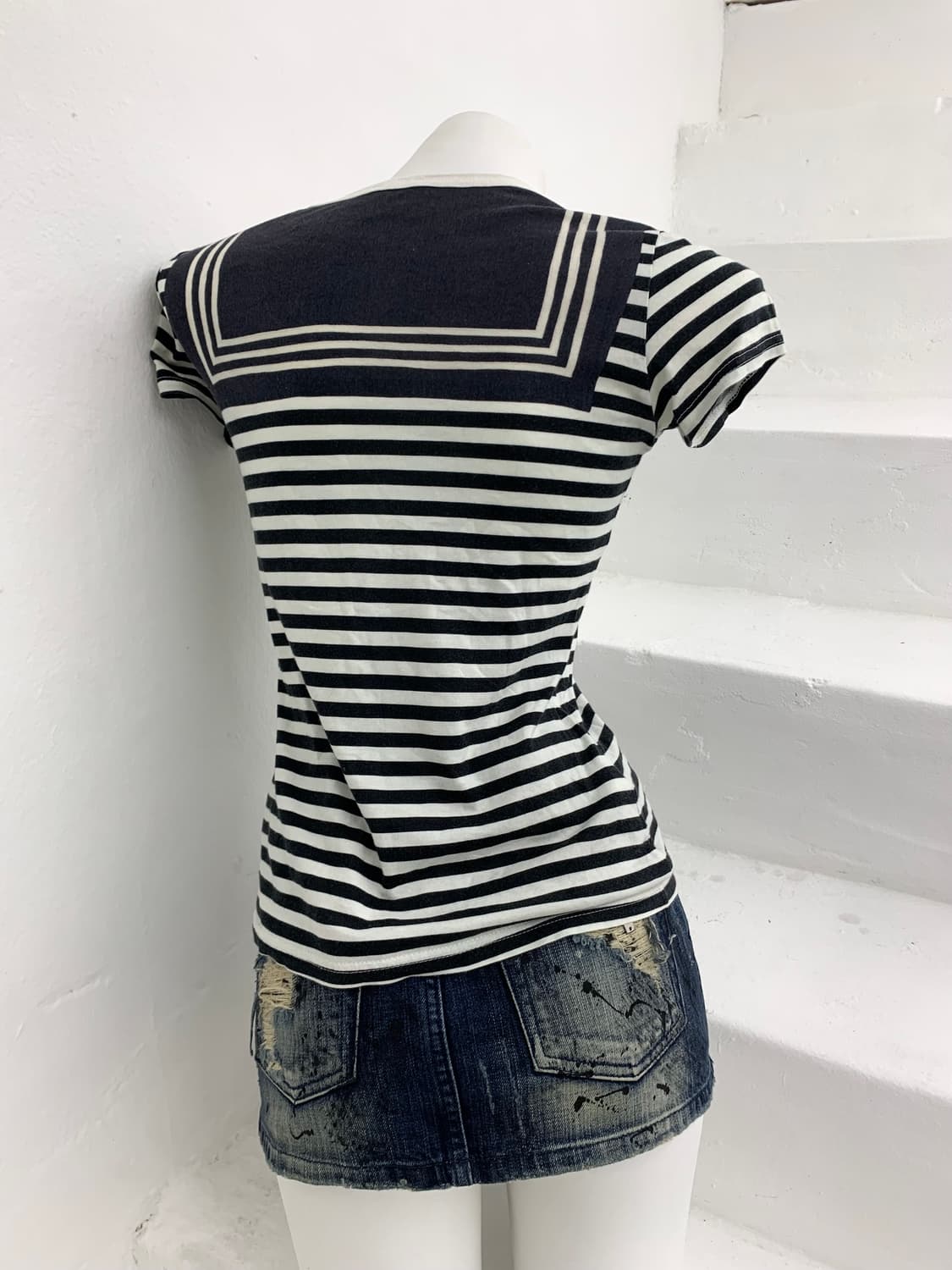 Paul Smith ribbon detail stripe t-shirt  상품이미지4