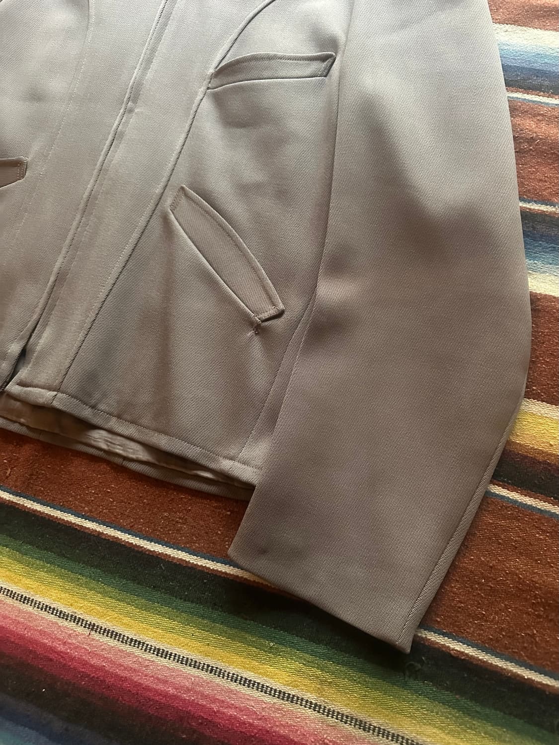 40s USA 빈티지 개버딘 웨스턴 자켓 상품이미지3