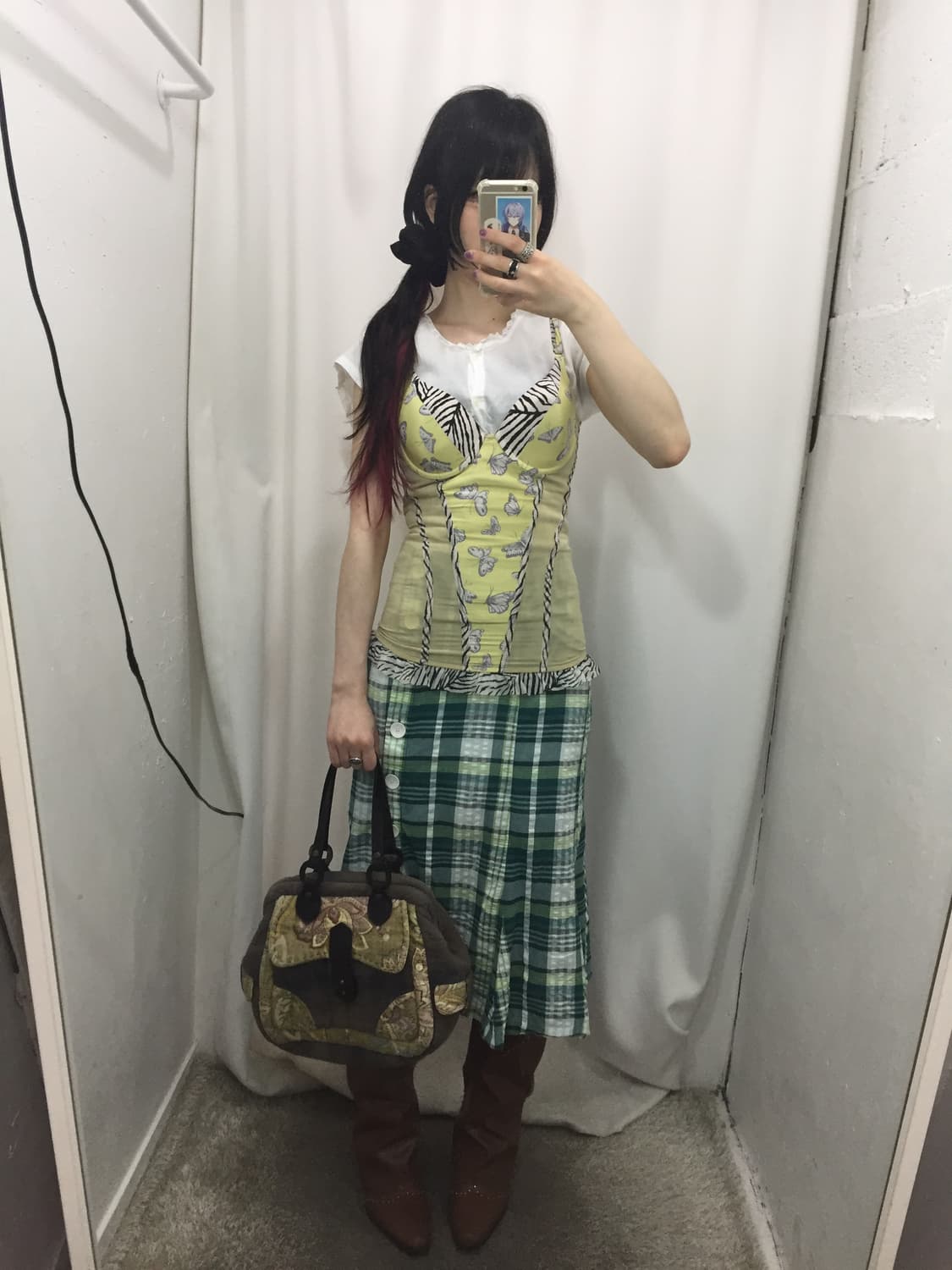 그린 체크 소녀 🍭 상품이미지4