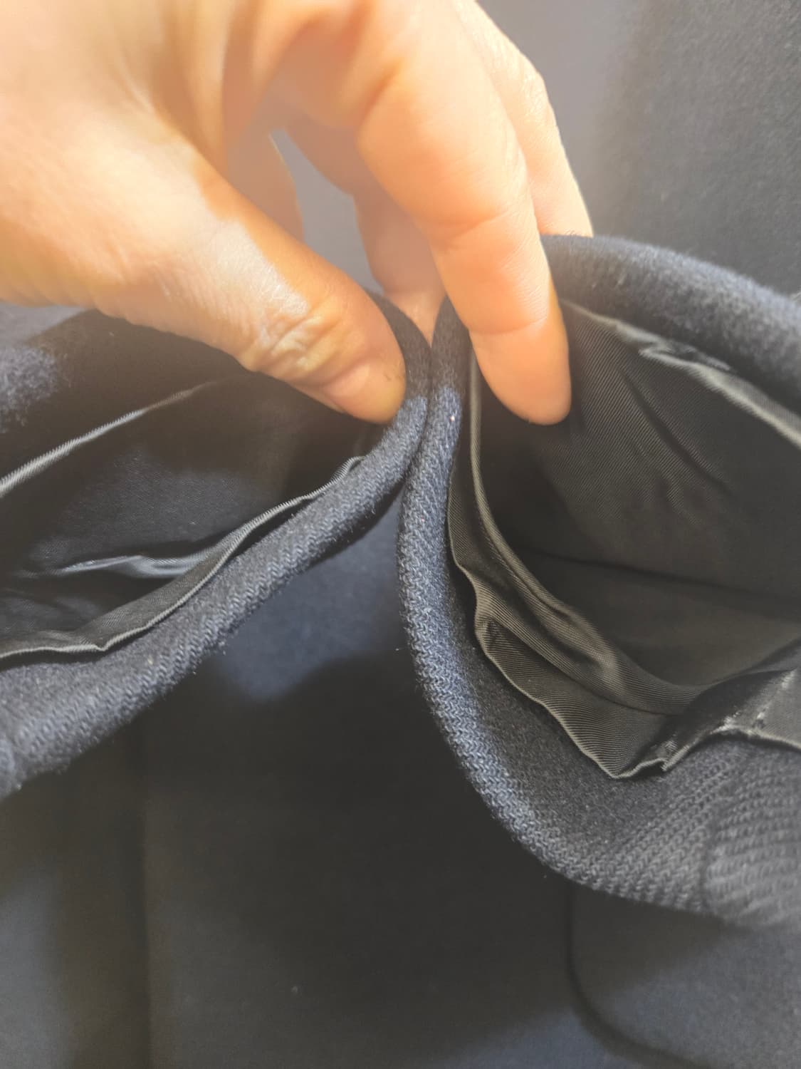 TIME 블랙 더블 코트 상품이미지6