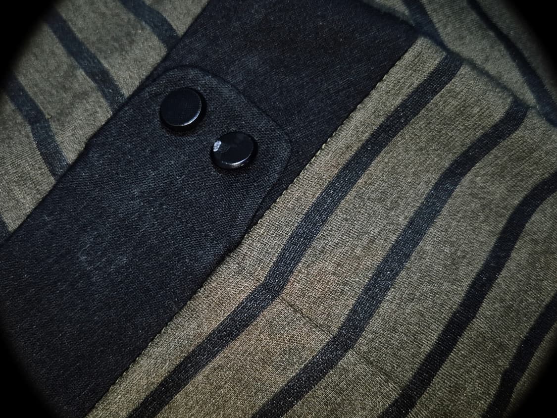 Vintage 02 khaki stripe mini Skirt 상품이미지2