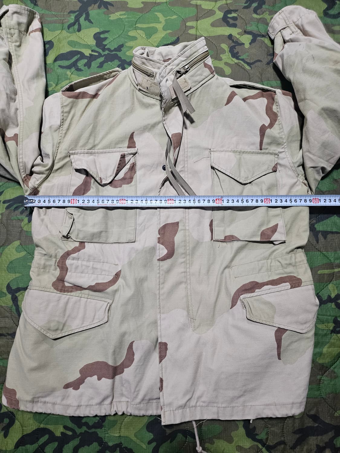 90s 미군오리지날 사막삼색 M65 필드자켓 MS 상품이미지5