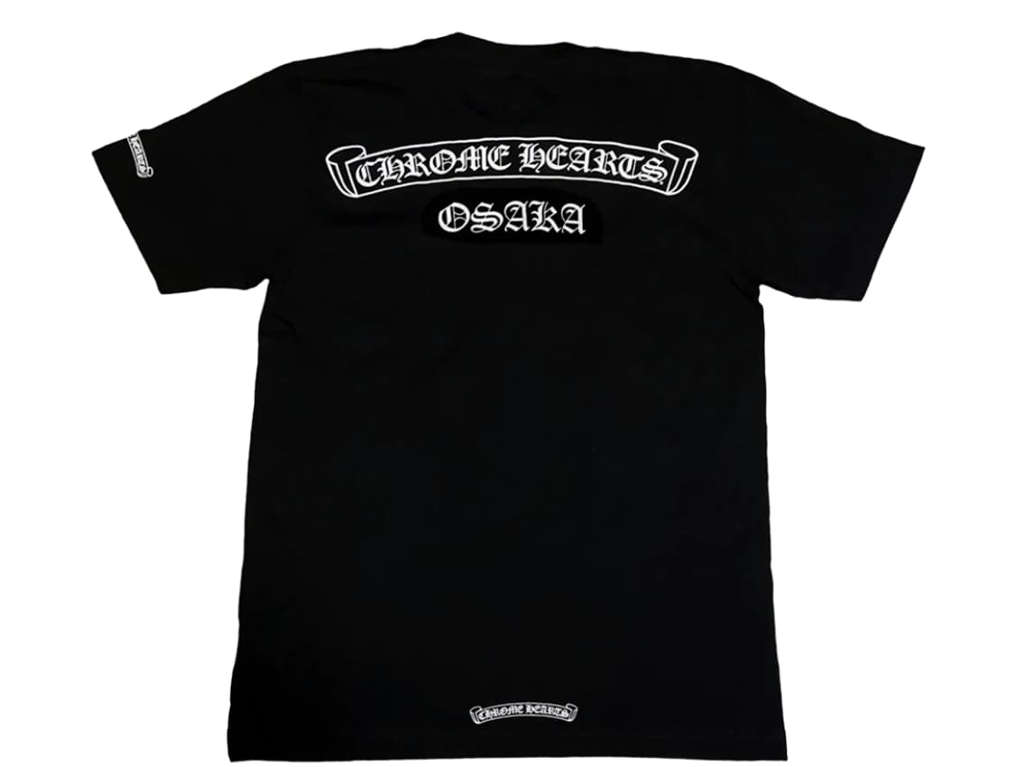크롬하츠 스크롤 로고 티셔츠 블랙 - 오사카 한정.XL 상품이미지2