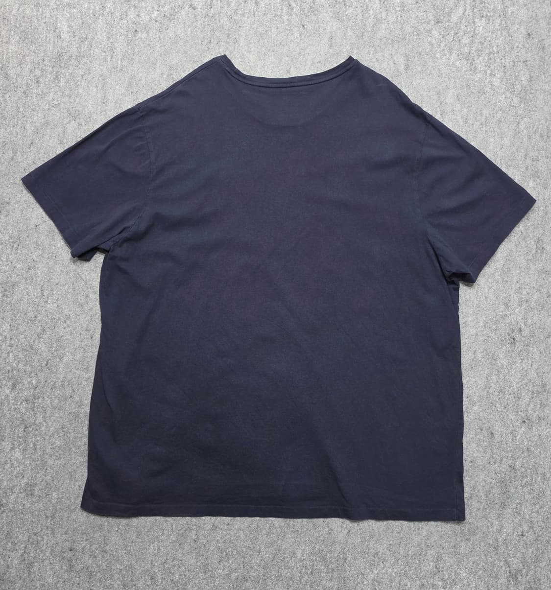 폴로 랄프로렌 베이지 라운드넥 네이비 반팔티 2XL 상품이미지2