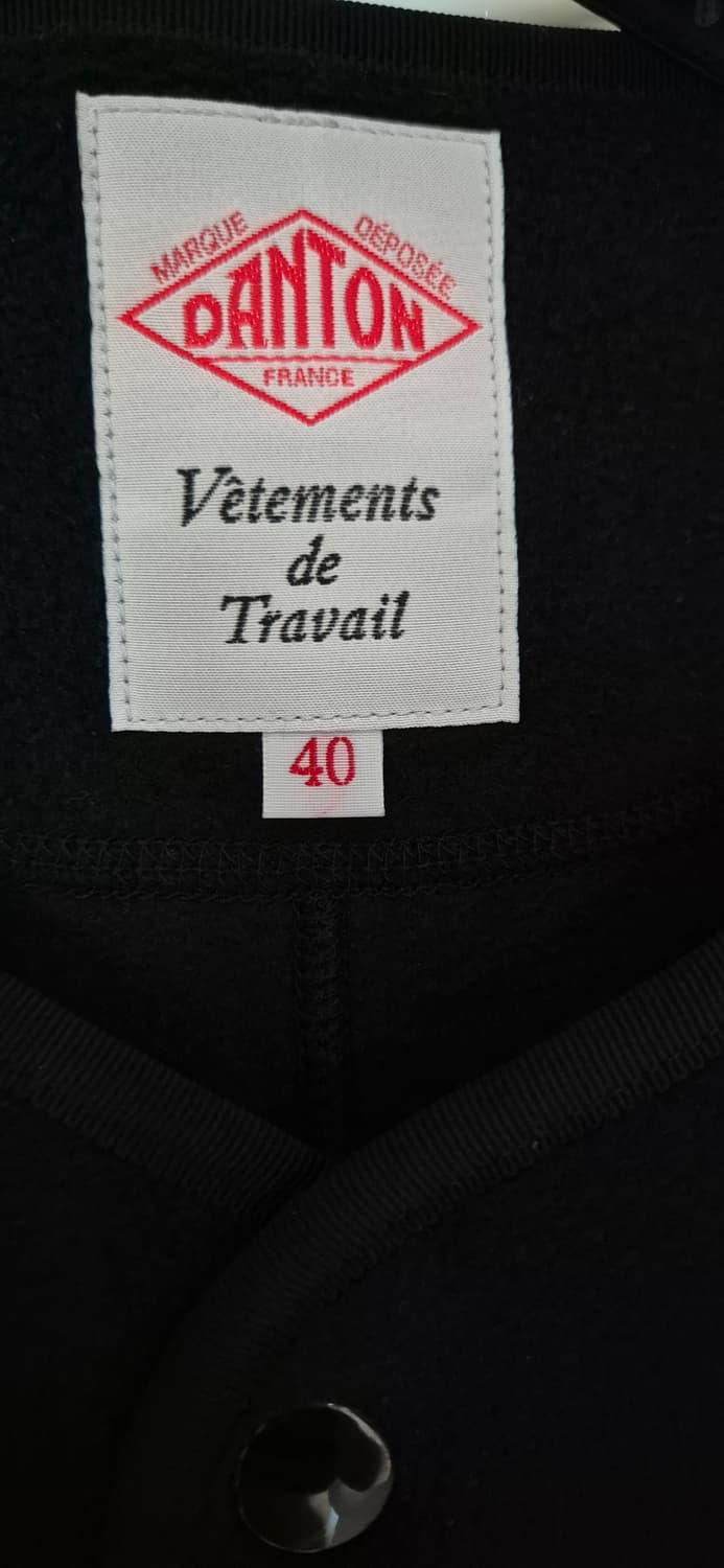 단톤 후리스 자켓 블랙 상품이미지5