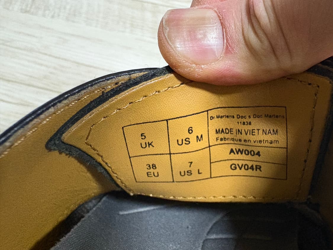 닥터마틴 1461 3홀 스무스 240 상품이미지7