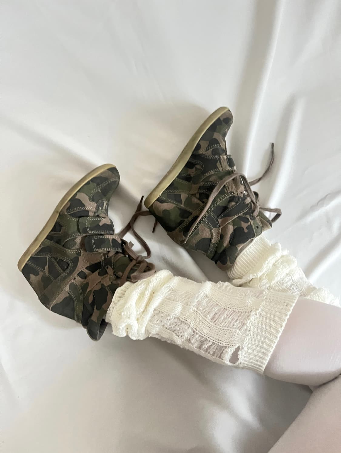 Ash 00s 카모 웨지힐 하이탑 상품이미지3