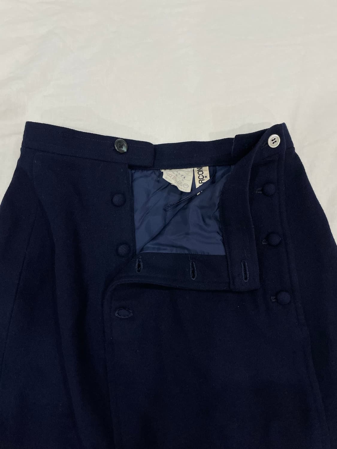 Comme des Garcons Navy skirt 상품이미지1