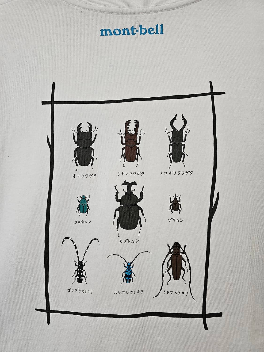 Monbell 곤충도감 반팔T 상품이미지4