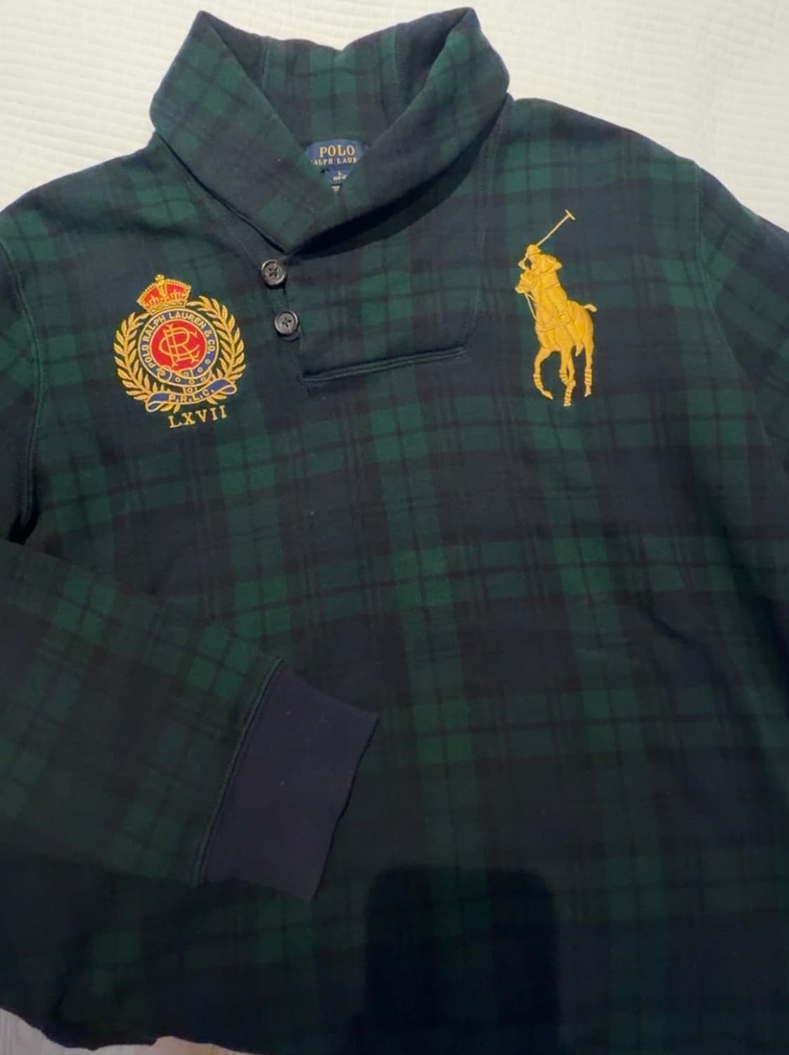 폴로 랄프로렌 빅포니 숄카라 맨투맨 상품이미지1