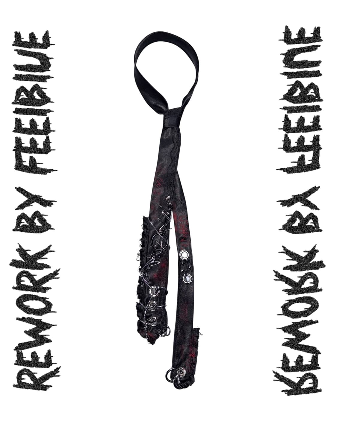 FEELBLUE REWORK 032 Punk Layered Necktie 상품이미지2