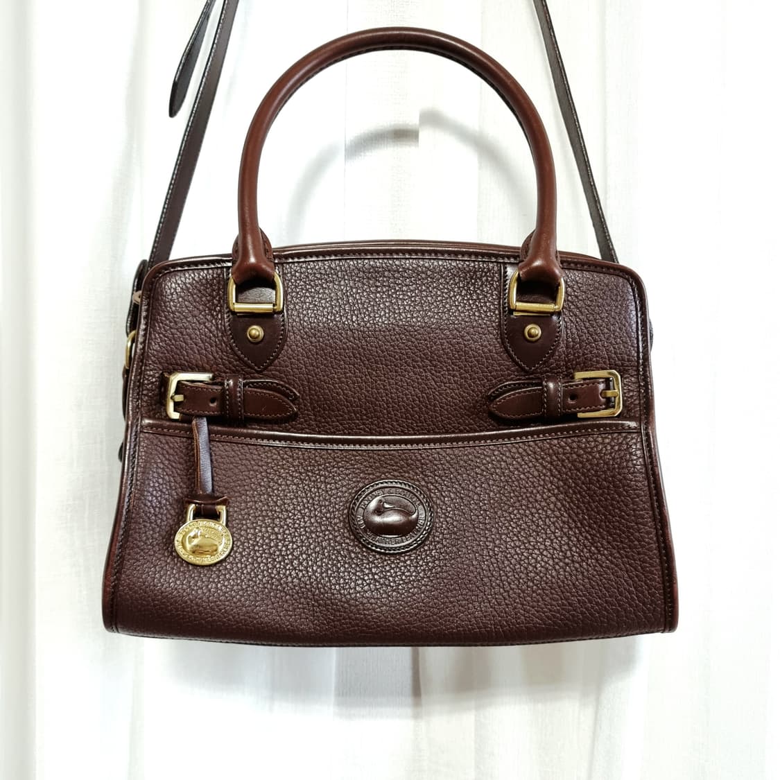 두니앤버크 소가죽 숄더백 토트백 핸드백 가방 >> 상태굿 상품이미지1