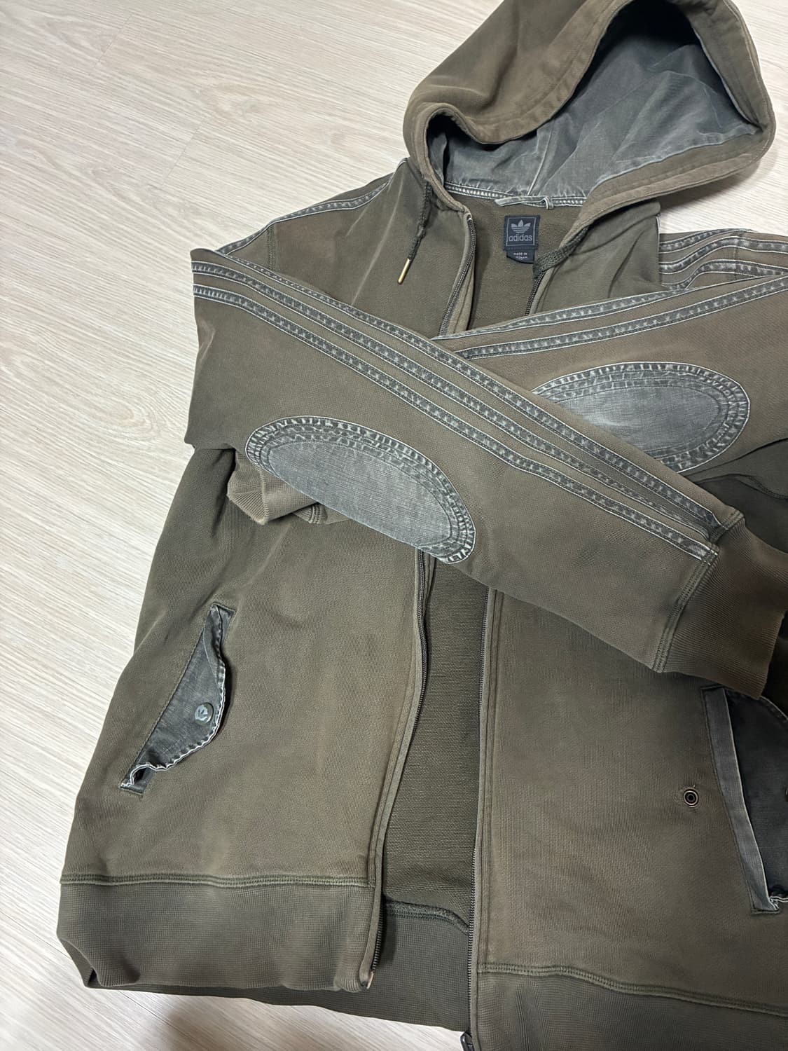 아디다스 빈티지 후드 집업 상품이미지2