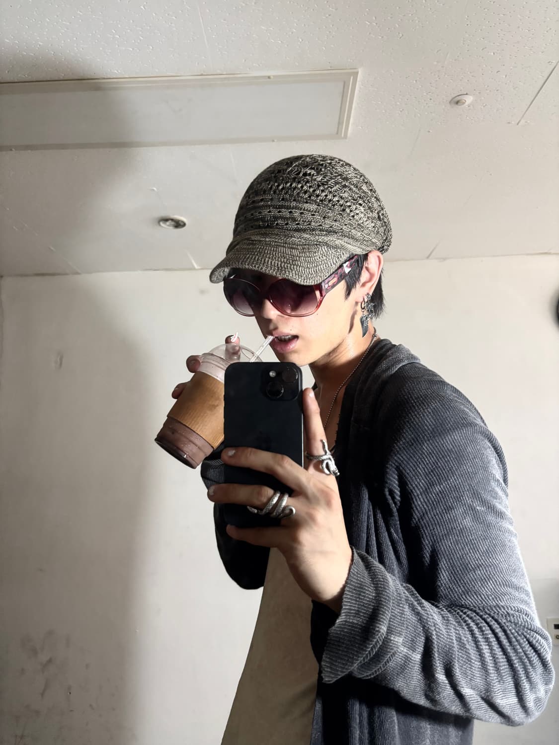 “Vintage” Burgundy sunglasses 상품이미지2