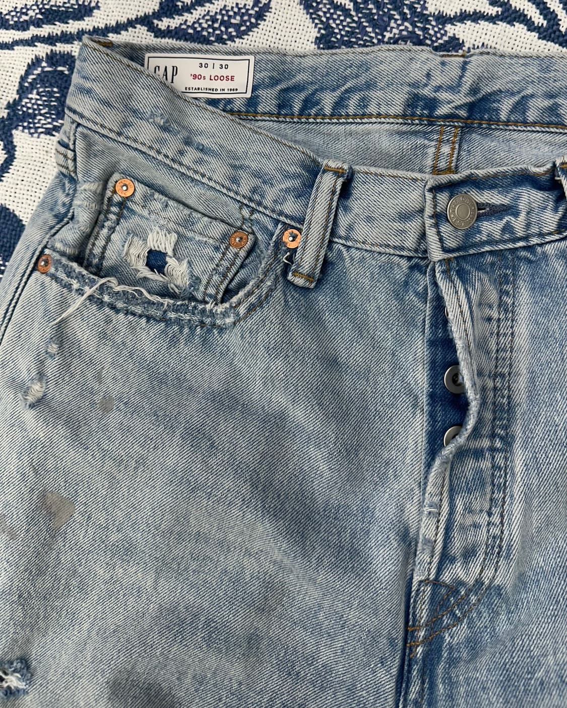 (허단41)GAP 커스텀 팬츠-M2390 상품이미지4