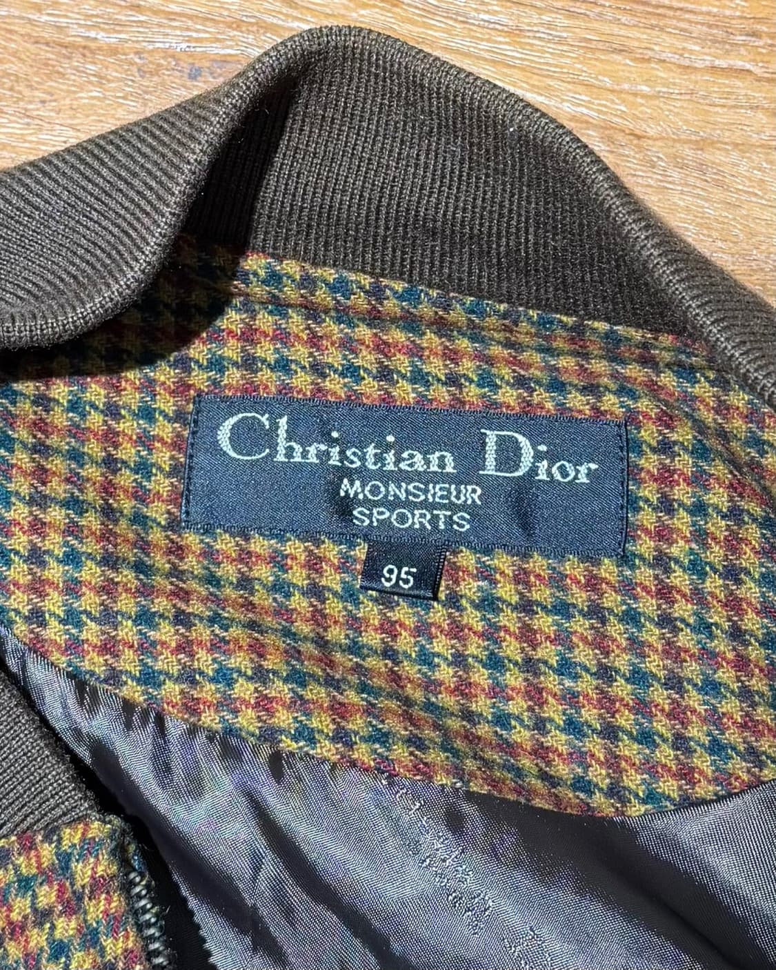 크리스찬 디올 무슈 스포츠 브라운 하운드투스 체크 블루종 상품이미지8