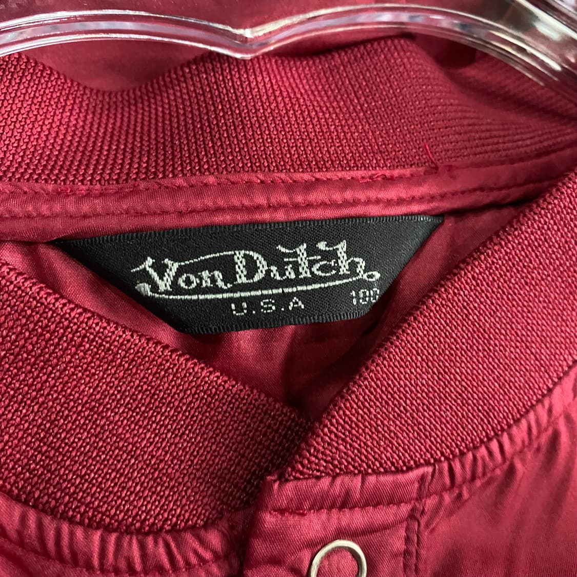 본더치 올드스쿨 버건디 웜업 상품이미지5