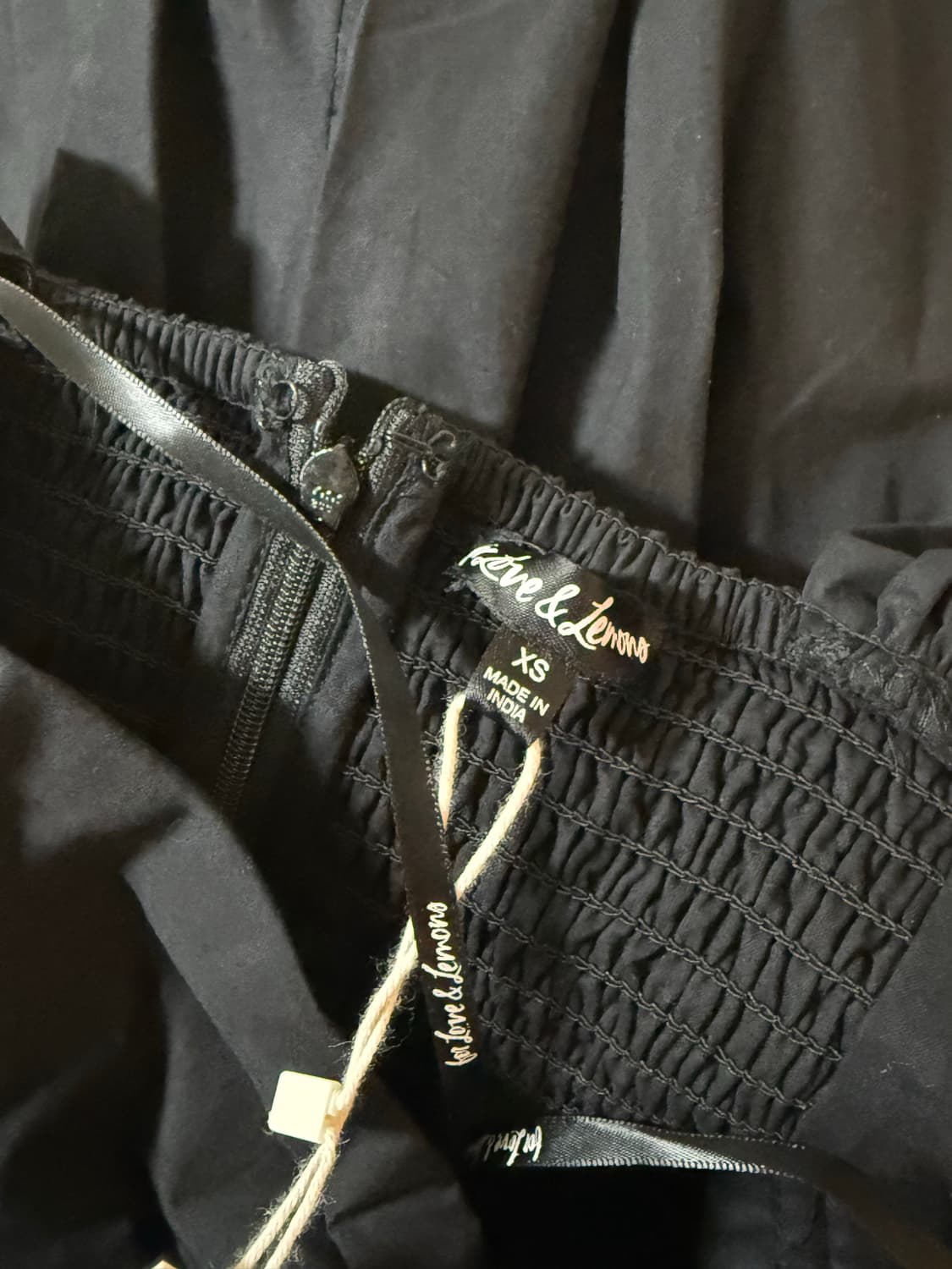 For Love and lemon 블랙 미니 원피스 XS 상품이미지3