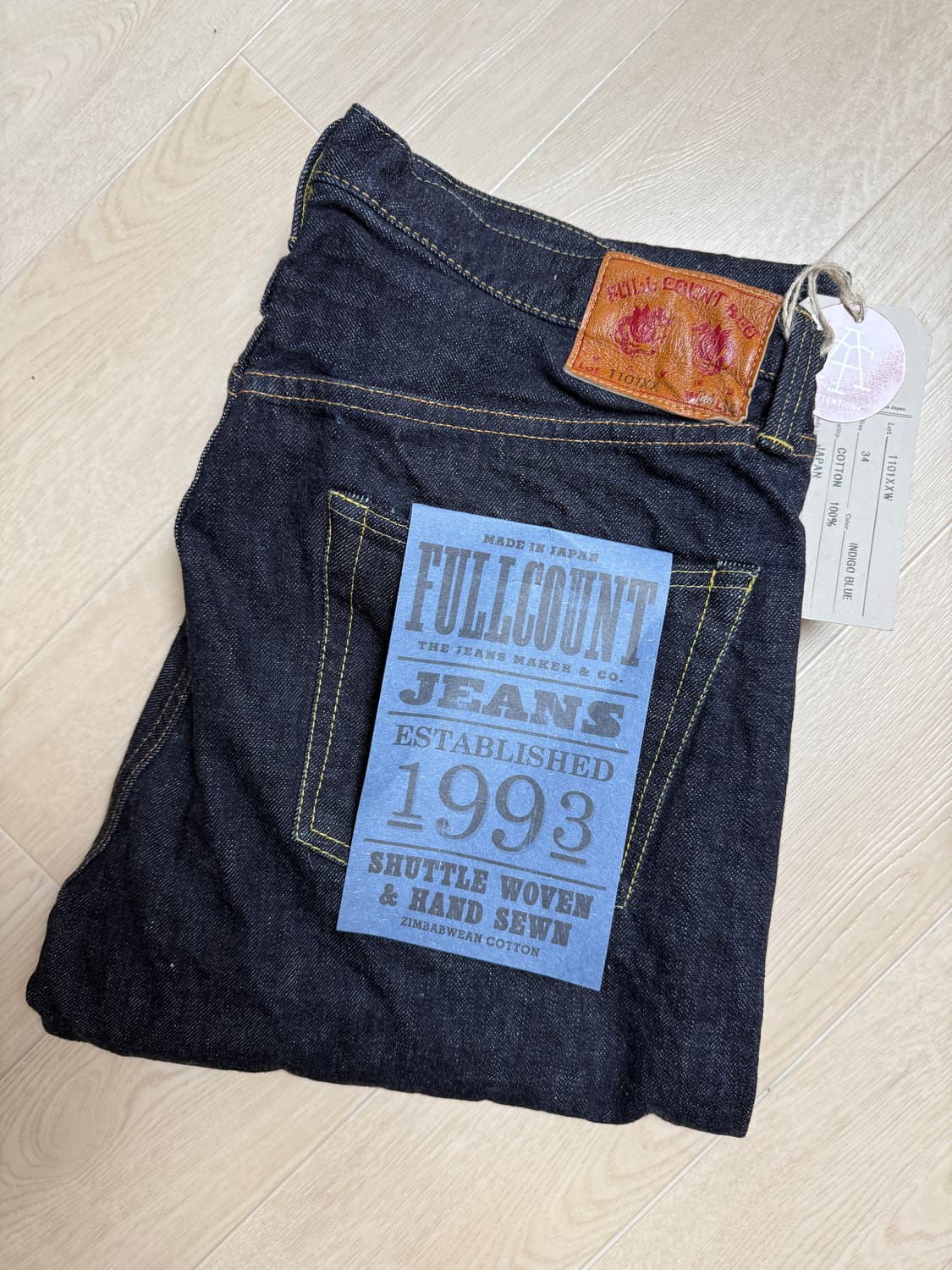 풀카운트 1101XXW 34인친 상품이미지1