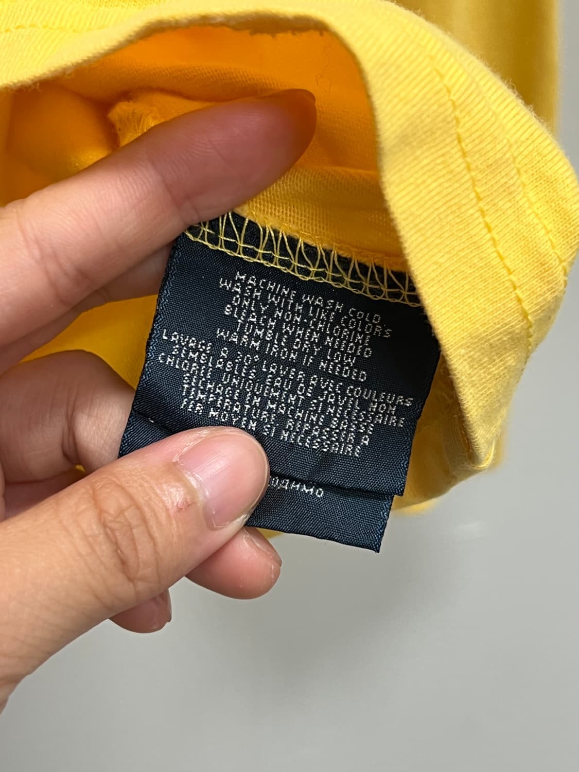 (L) 폴로 랄프로렌 키즈/우먼스 긴팔 티 옐로우 상품이미지5