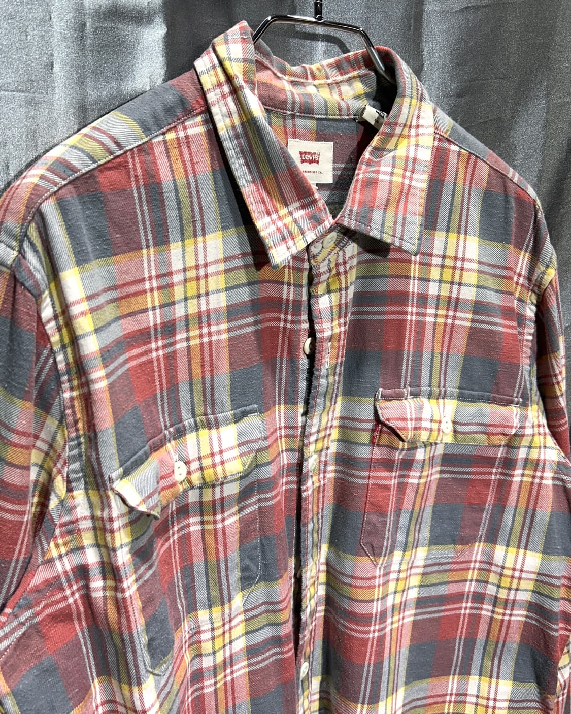 L 리바이스 멀티컬러 체크 플란넬 셔츠 상품이미지4