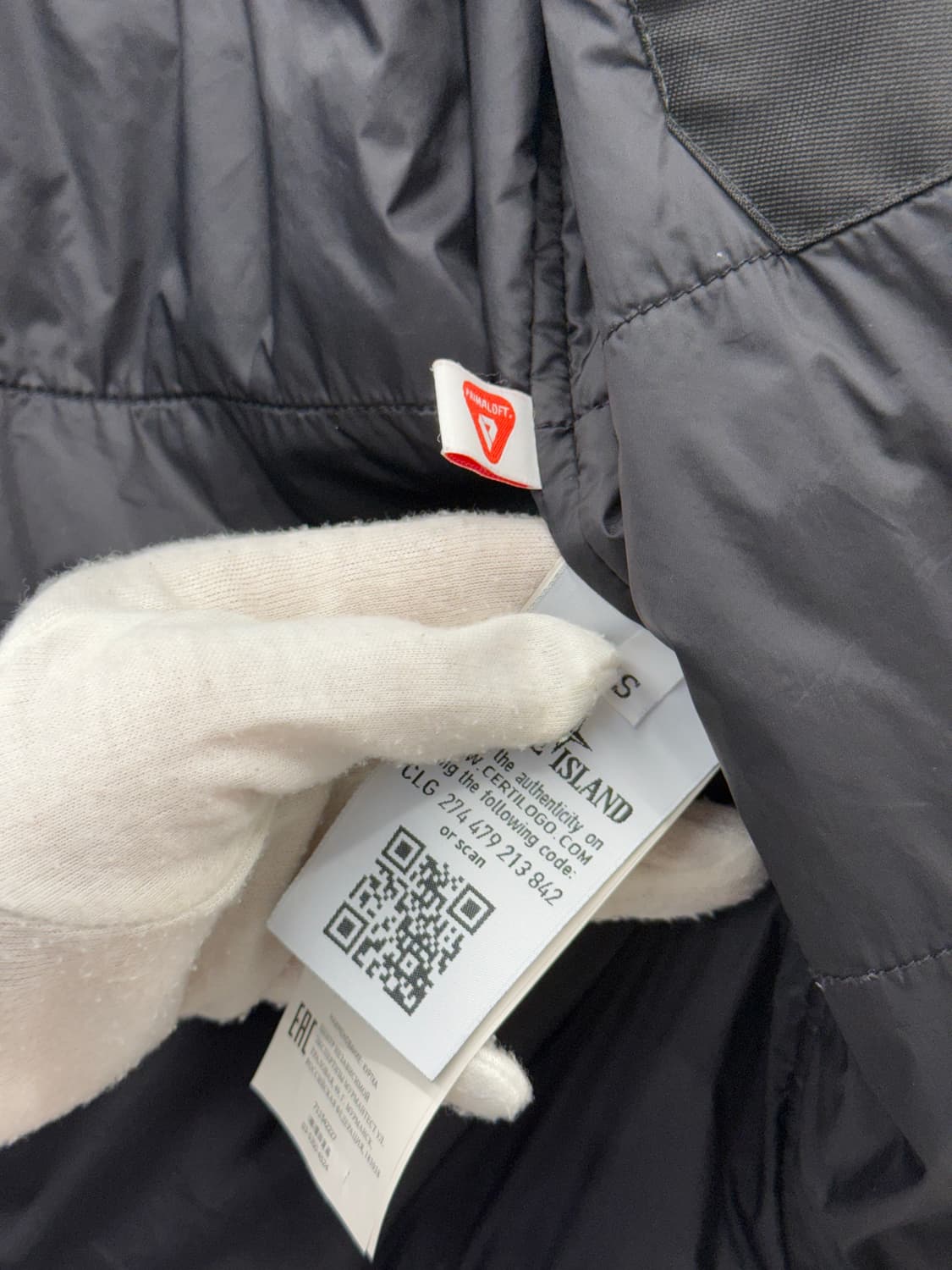 [S] 스톤아일랜드 소프트쉘 프리마로프트 패딩 바람막이 상품이미지6