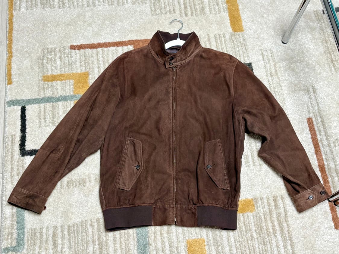 폴로 랄프로렌 스웨이드 웨스턴 블루종 상품이미지2