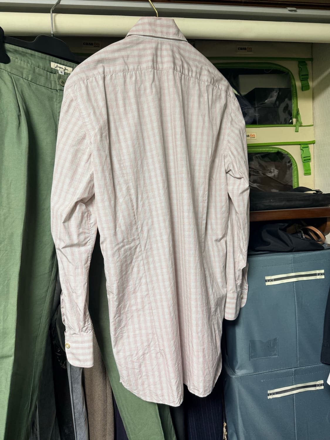 키톤 체크 셔츠 거의 새거 상품이미지5