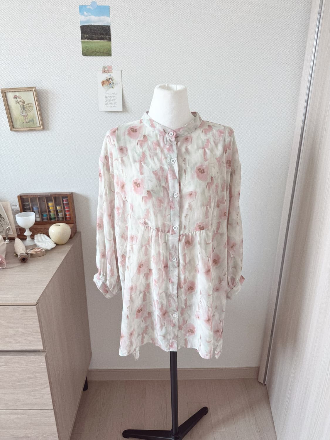수채화 블라우스 상품이미지1