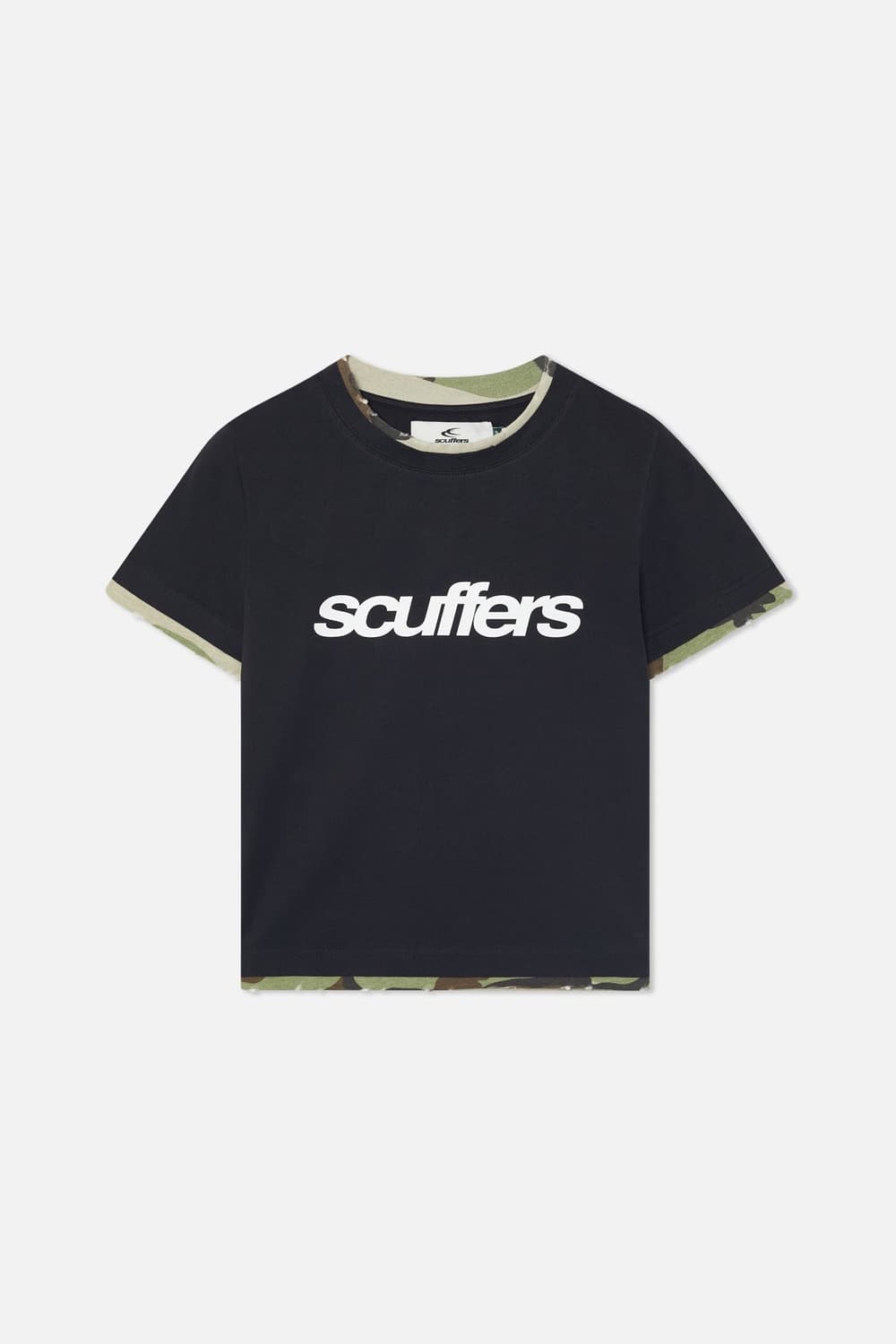 scuffers 카모 블랙 반팔티 팝니다.(Cameo Black Top) 상품이미지5