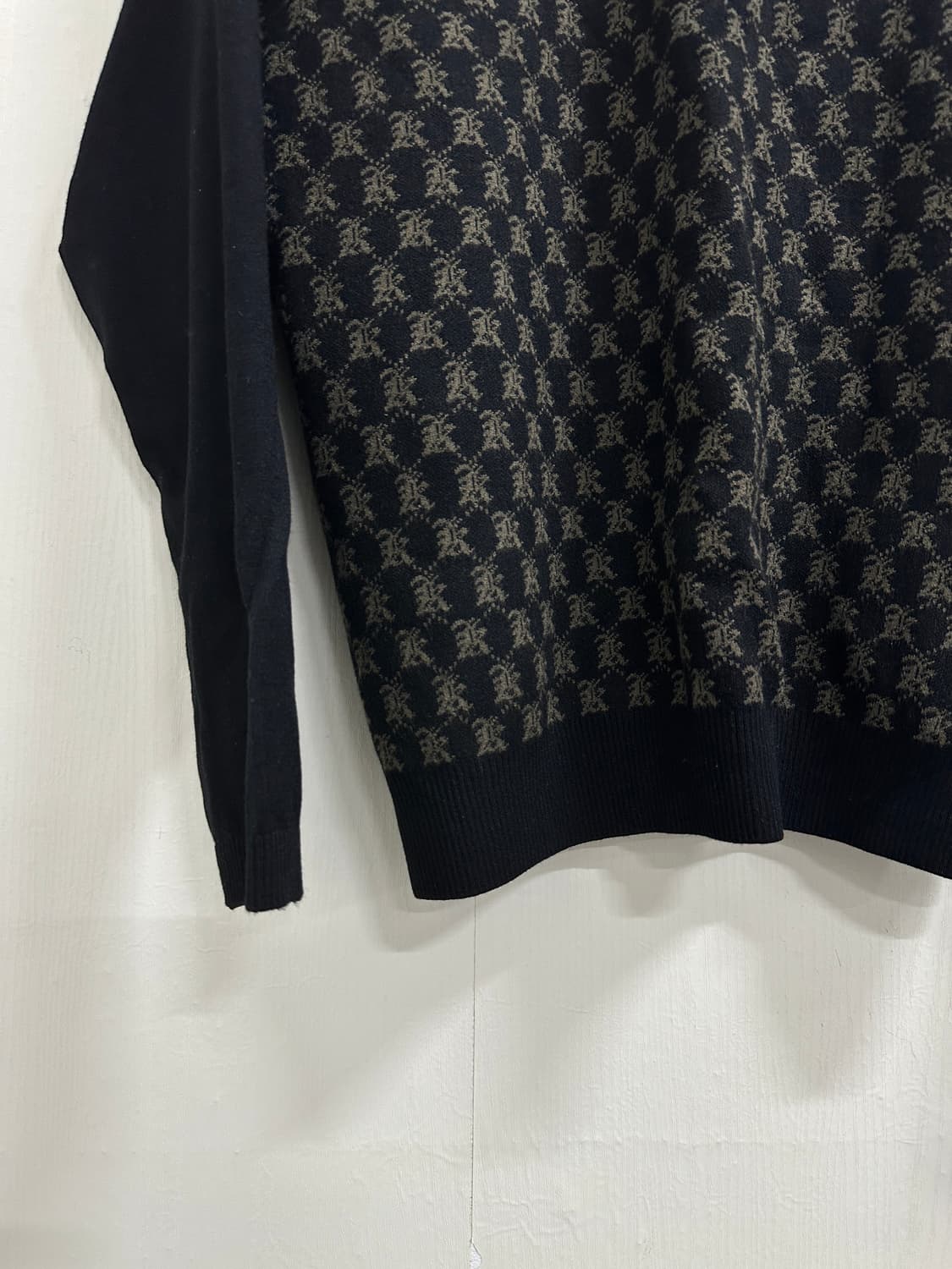 K2 남성 하프집업 패턴 니트 100 상품이미지6