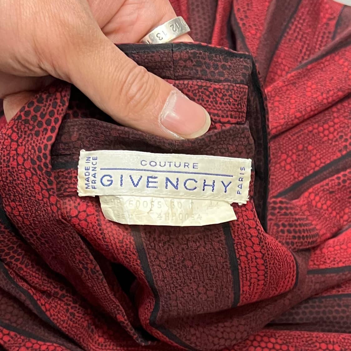  지방시 패턴 시스루 실크 가디건 y14559 상품이미지6