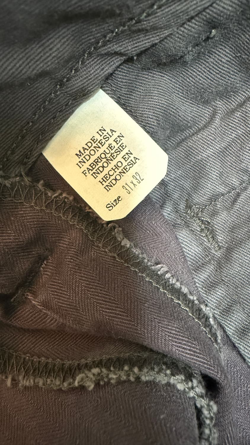 RRL 헤링본 필드 치노팬츠 워시드 블랙 상품이미지4