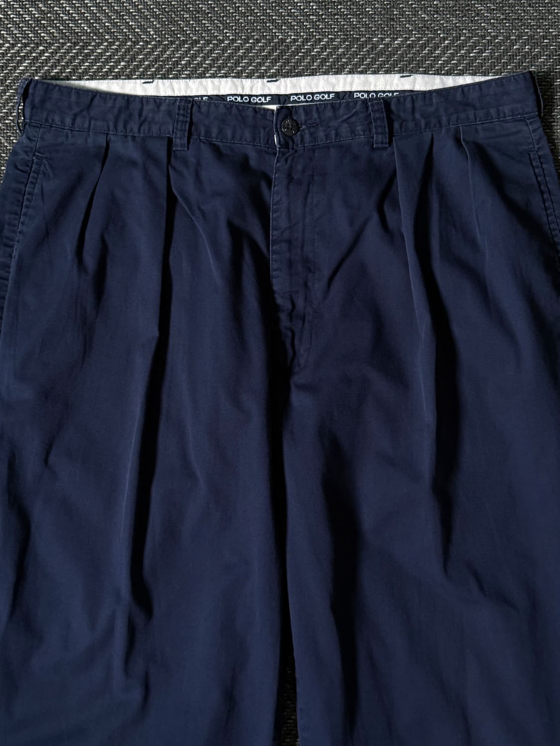 (36) 90s 폴로 랄프로렌 골프 클래식 플리츠 치노 팬츠 상품이미지2