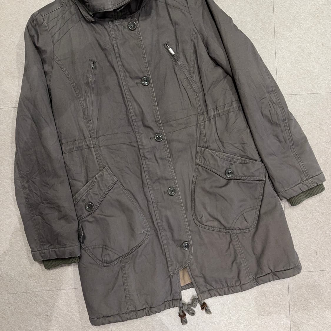 hum 양털 누빔 야상 자켓 상품이미지2