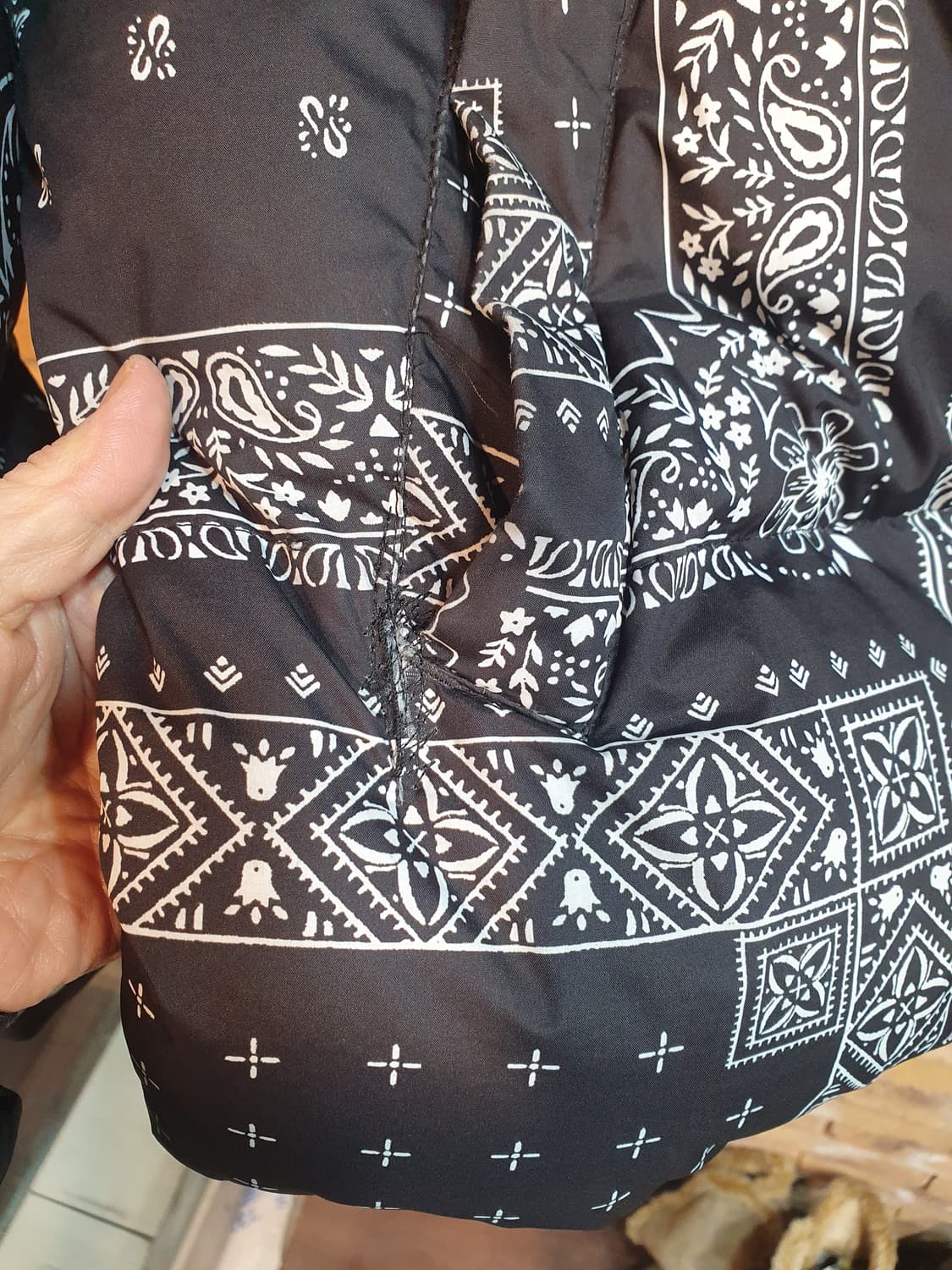 노스페이스 페이즐리 눕시 패딩 110 (2XL) 상품이미지5