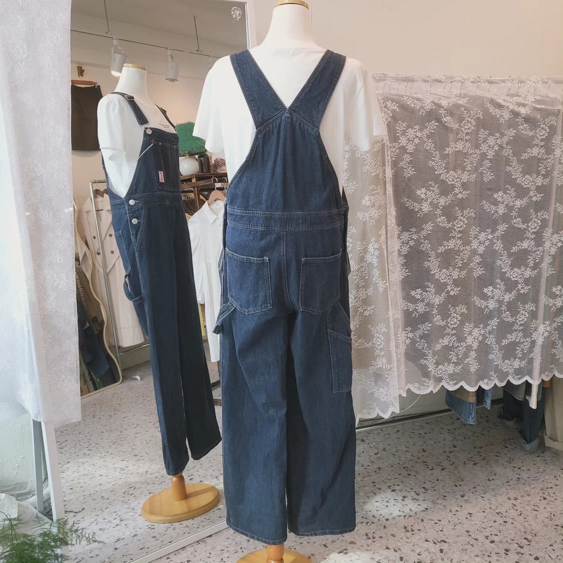 Palepale 진청 오버롤 팬츠 상품이미지9