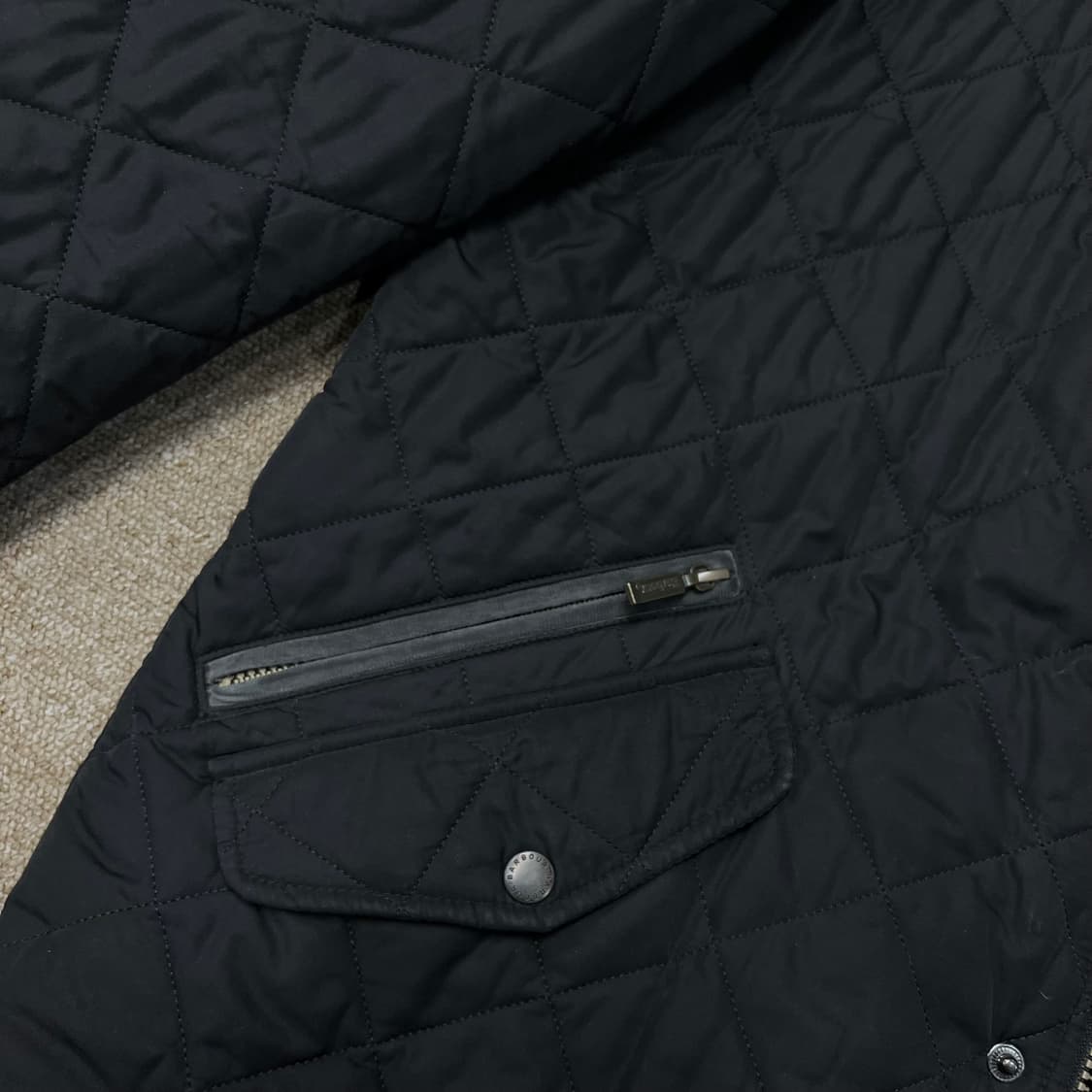  바버 퀼팅자켓 상품이미지6