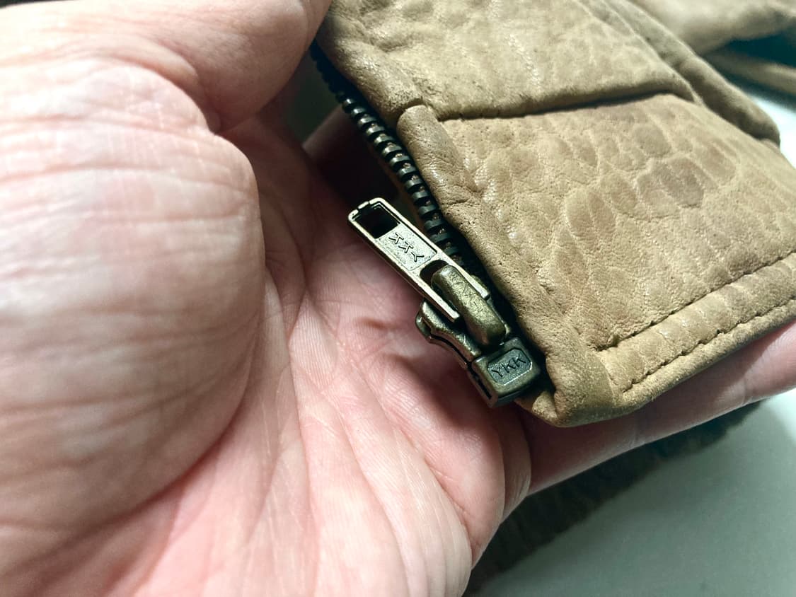 90s 호주 메리노 양가죽 램스킨 레더 봄버 자켓 105-110 상품이미지8