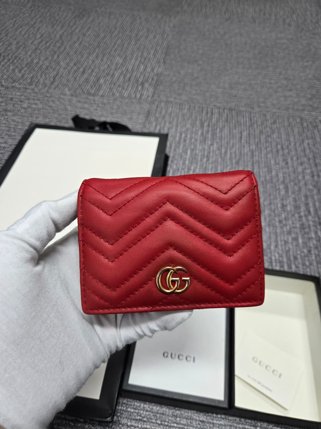 [특가][정품] 구찌 마몬트 GG 여성 반지갑 상품이미지1